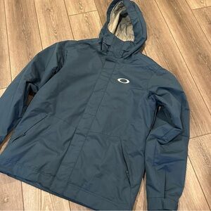 Oakley men’s snow ski snowboard jacket size large blue